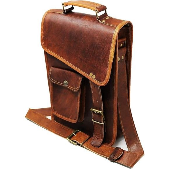 13 leather messenger bag laptop case office briefcase gift for men computer  bag